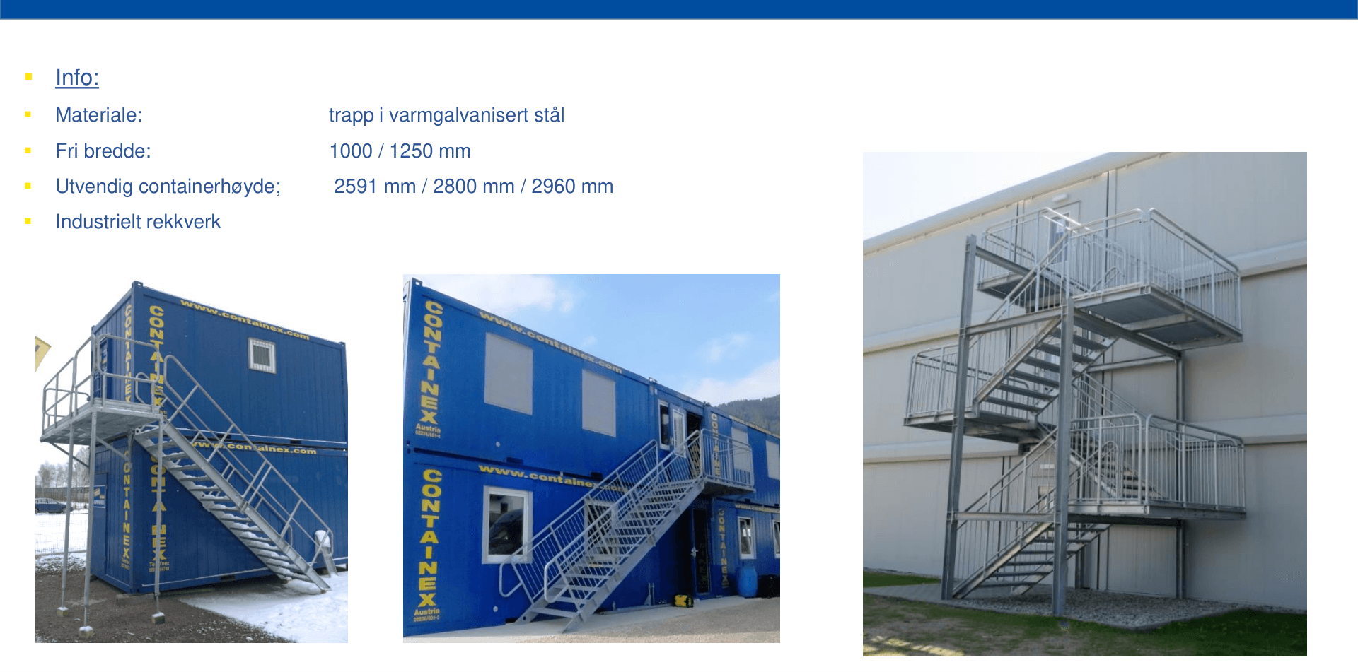 Ståltrapp & Tilbehør